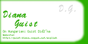diana guist business card